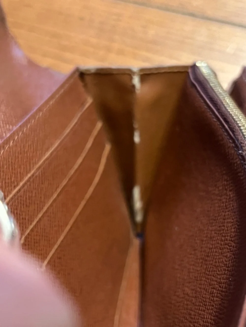 Louis Vuitton Monogram Canvas Long Wallet - Dark Brown Monogram